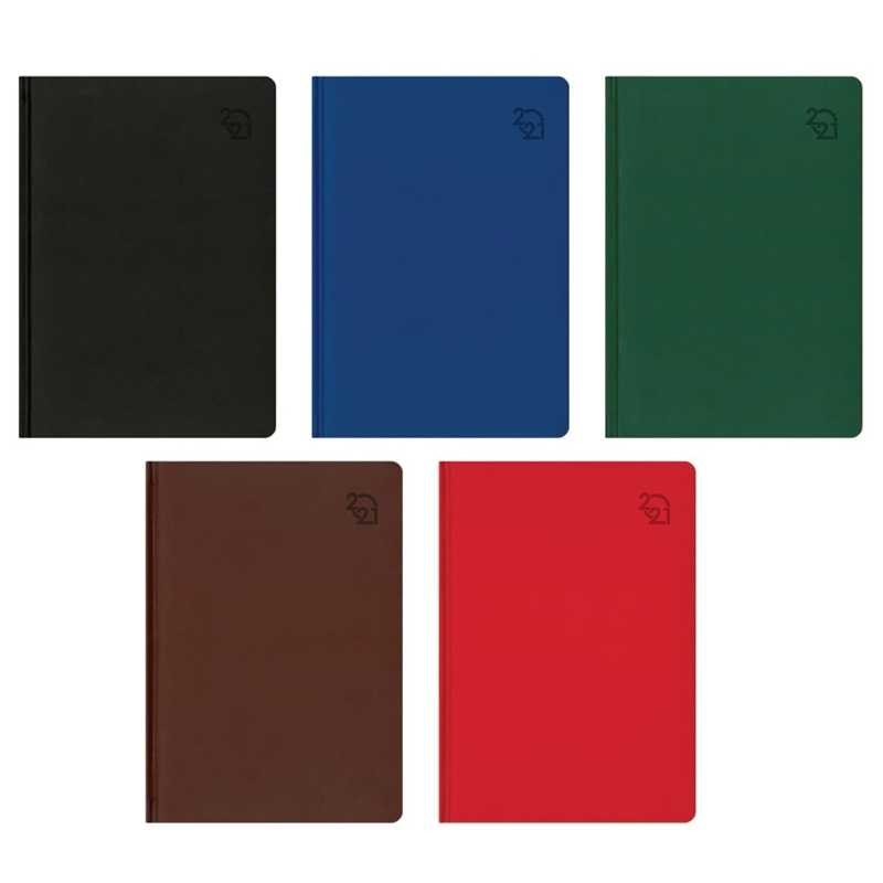 Agenda datata 2021 Everyday, format B5, coperti buretate, 320 pagini, colturi rotunjite - imagine 4